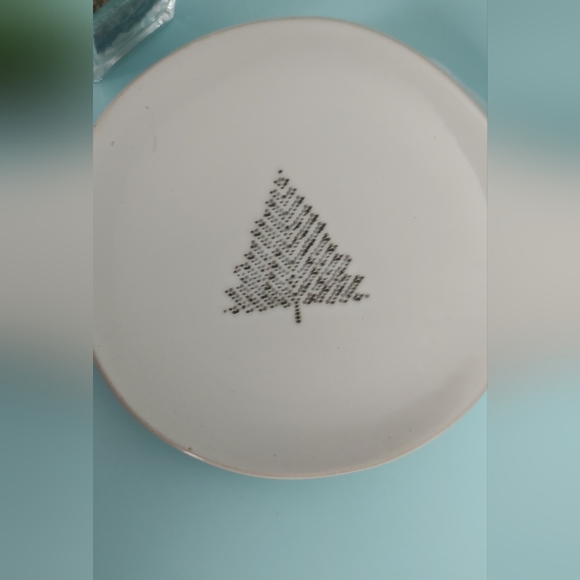Hearth & Hand  Magnolia Home Christmas  Appetizer Plates Holiday  4 Plates  New - Picture 5 of 9